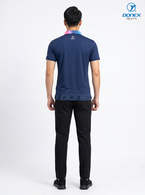 Áo thể thao nam MC-9158-12-01 Navy phối trắng